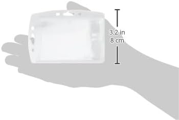 Durable Doppelbox für 2 Betriebs-/Sicherheitsausweise im Format 54 x 85 mm, Packung à 10 Stück, tran