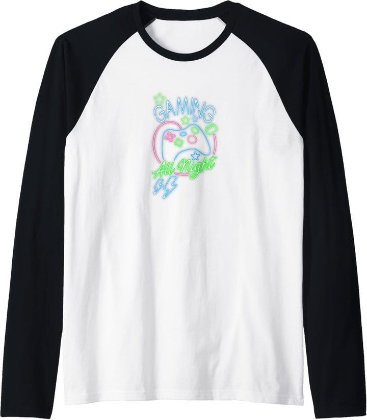 Gaming Die ganze Nacht Raglan