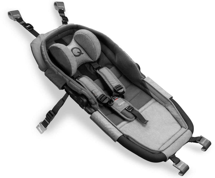 qeridoo - Hängematte Plus mit Sicherheitsrahmen für Babytransport - inkl. RennMaxe Silikonband