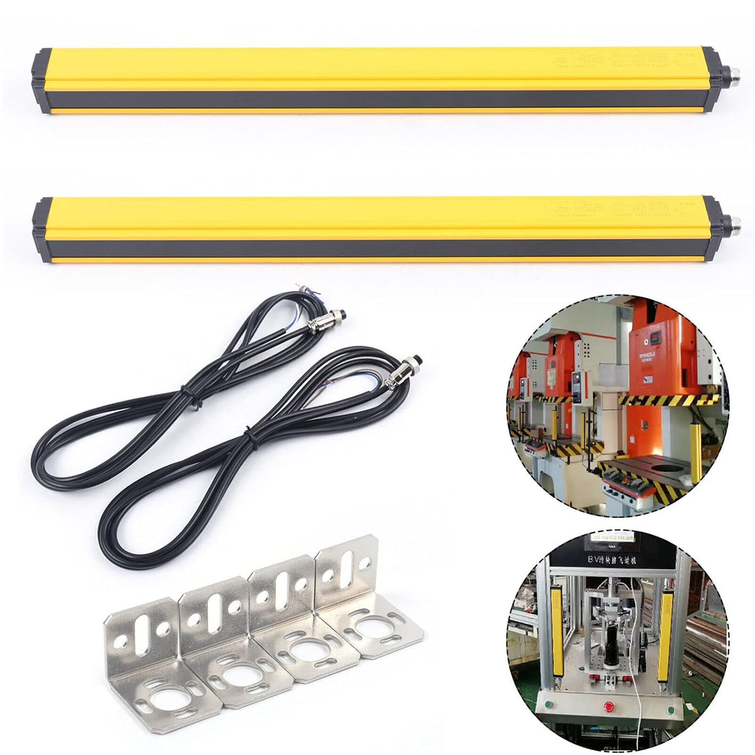 Lichtvorhang Sensor Schalter DC 24V-30V, Sicherheits-Drehgeber Sicherheitseinrichtungen Industrielle