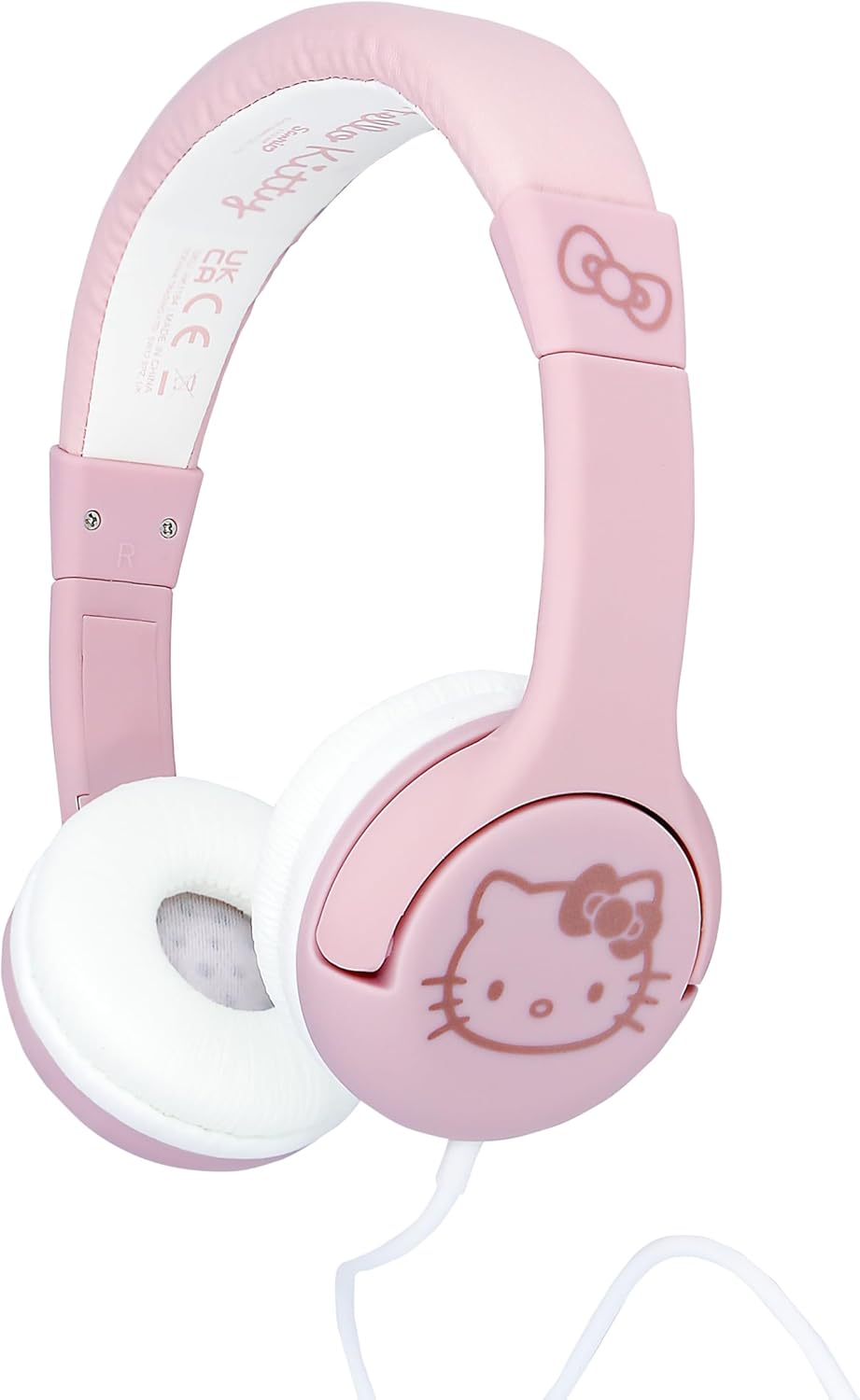OTL Technoloiges HK1184 Hello Kitty Kopfhörer für Kinder, kabelgebunden, Pink mit Roségold