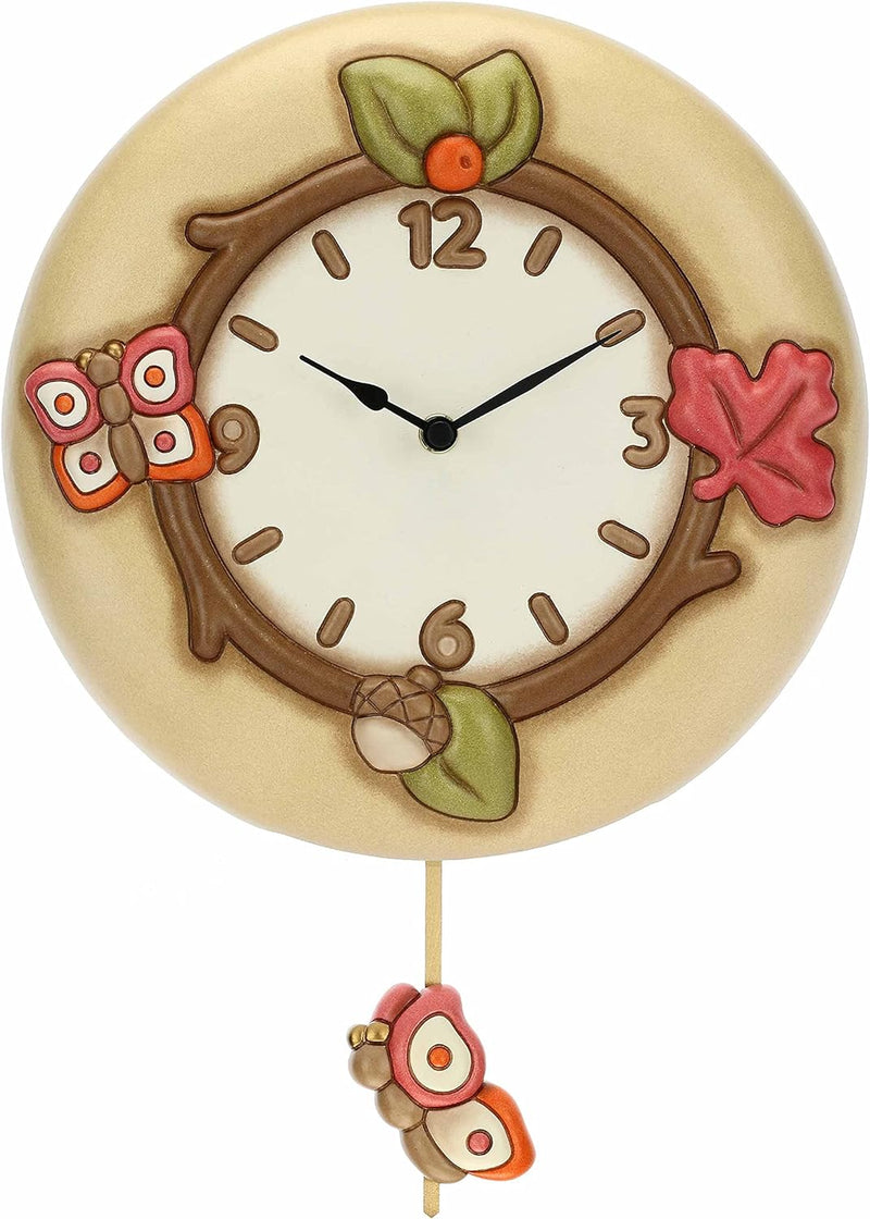 THUN - Wanduhr mit Pendel Hello Autumn