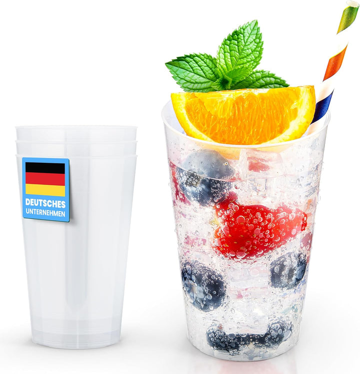 Trinklicht® 25 Mehrwegbecher | Wiederverwendbare Trinkbecher 0,3L | Bruchsicher | Spülmaschinenfest