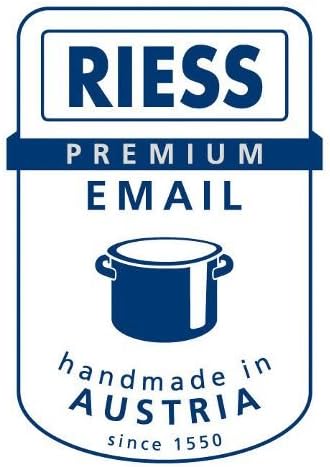 Riess 0330-033, Essenträger 3-teilig, CLASSIC-WEISS, Durchmesser 14 cm, Höhe 27.8, Emaille, weiss, I