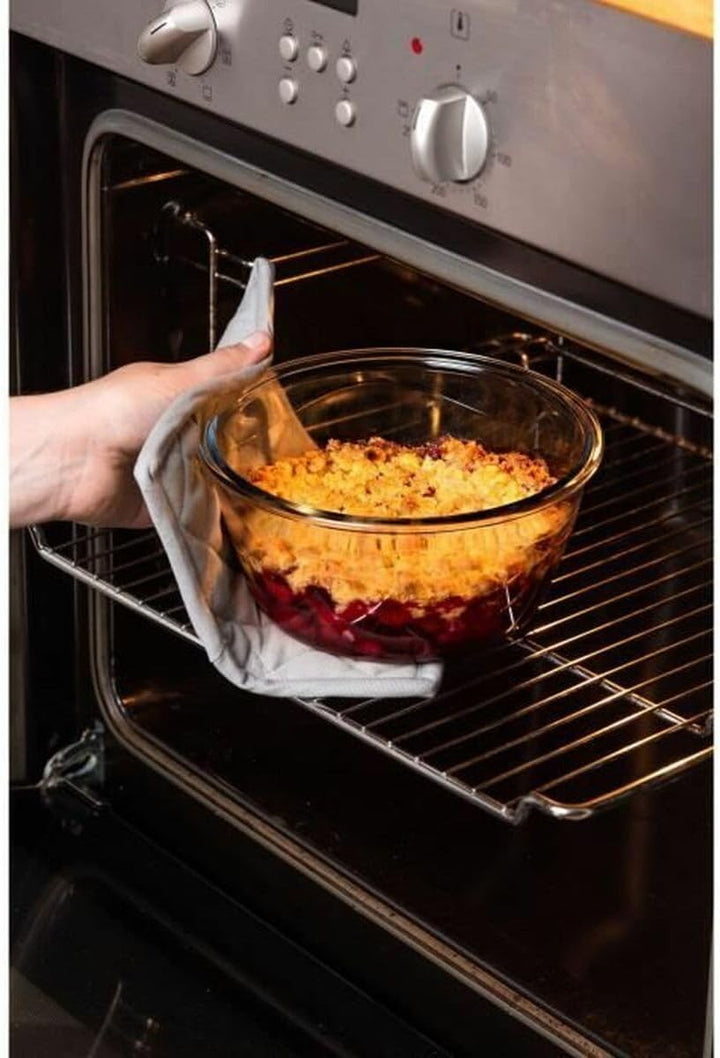 Pyrex Cook & Go Lunchbox, 3 Stück, gleiches Fassungsvermögen (3 x 0,7 l, rund) 3 x 0,7L - Rond, 3 x