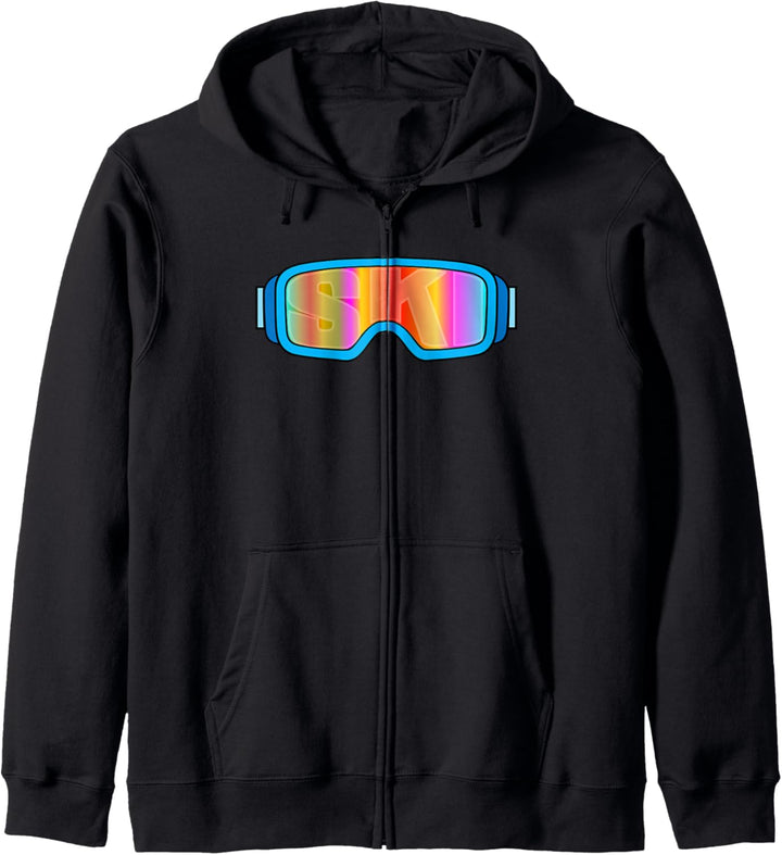 Skibrille, Skifahrer, für Damen, Herren, Jungen, Mädchen, Ski-Ausrüstung Kapuzenjacke