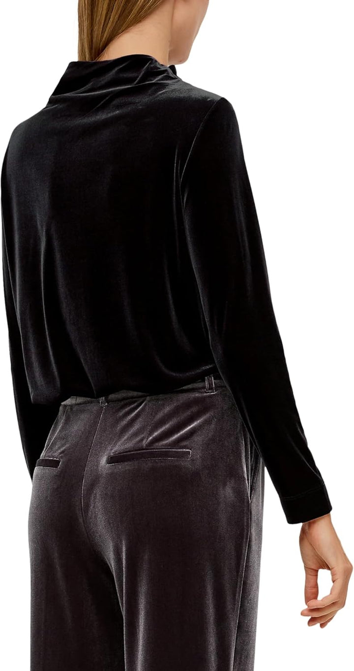 s.Oliver BLACK LABEL Damen Samt Sweatshirt 38 9999, 38 9999