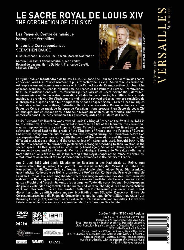 Die Krönung von Ludwig XIV., DVD