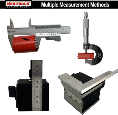 NORTOOLS Professioneller Messschieber aus Edelstahl für Innen-, Aussen-, Tiefen- und Stufenmessungen
