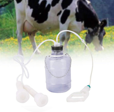 Pssopp Tragbare Manuelle Melkmaschine Melker 3L Kuhmelkmaschine Ziegen Melker für Schafe Ziegen Kuh(