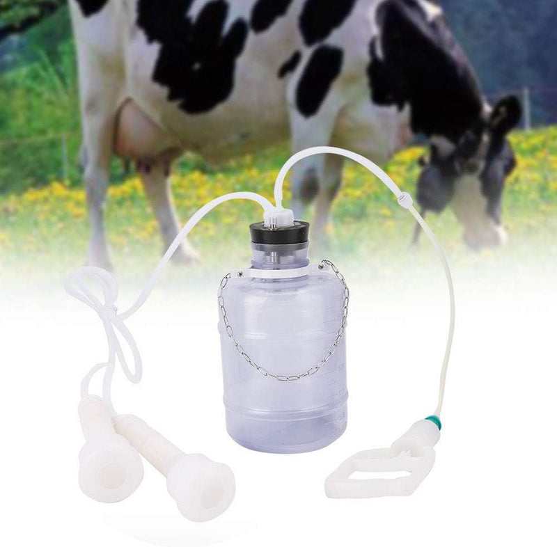 Pssopp Tragbare Manuelle Melkmaschine Melker 3L Kuhmelkmaschine Ziegen Melker für Schafe Ziegen Kuh(