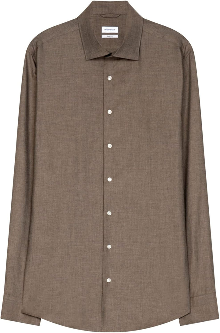 Seidensticker Herren Business Hemd - Shaped Fit - Bügelfrei - Kent-Kragen - Langarm - 100% Baumwolle