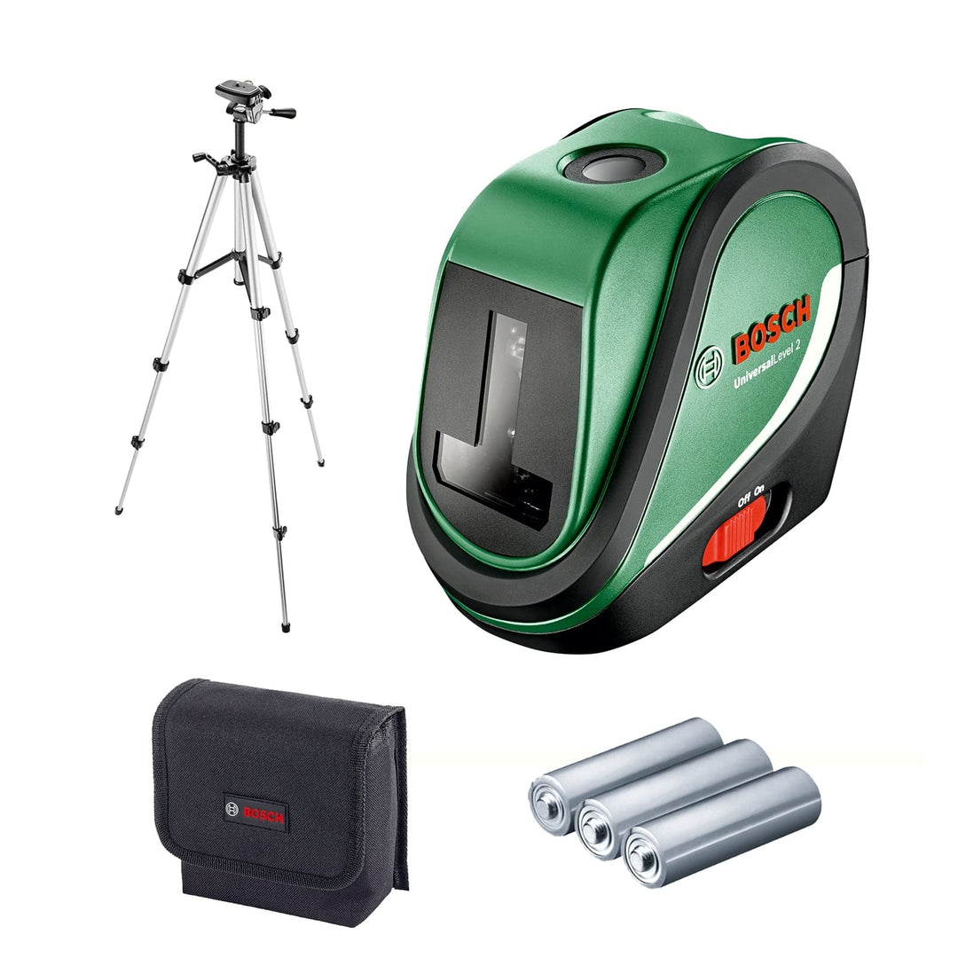 Bosch Home and Garden Bosch Kreuzlinienlaser UniversalLevel 2 mit Stativ (Laserkreuz inkl. integrier