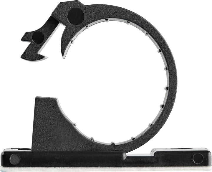 Kabel-Management-Clips, selbstklebend, Nylon, UL/94V-2, Brandschutzklassifizierung, Schwarz, 100 Stü