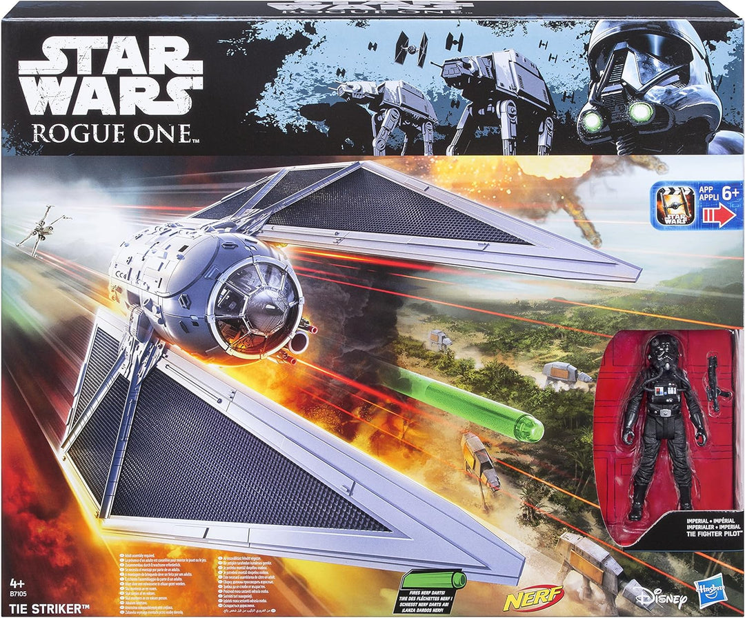 Star Wars Rogue One Fahrzeug - Tie-Striker mit 3.75" Figur, Actionfigur