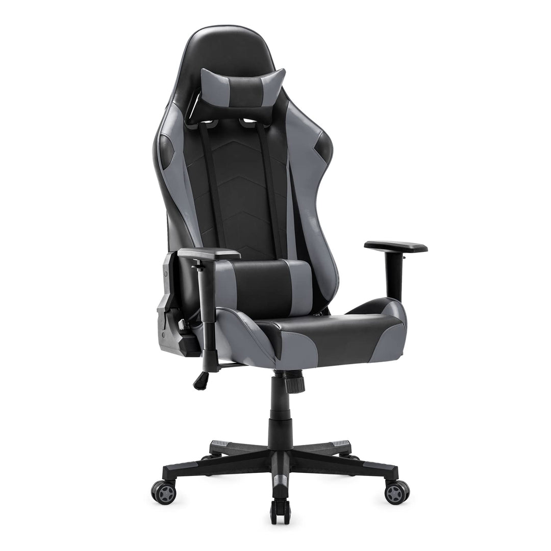 IntimaTe WM Heart Gaming Stuhl, Racing Gamer Stuhl mit Kopfstütze und Lordosenstütze, Ergonomischer