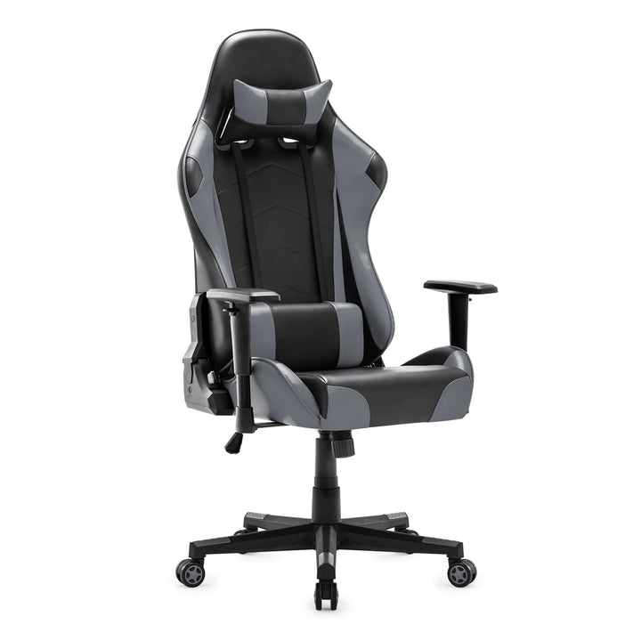 IntimaTe WM Heart Gaming Stuhl, Racing Gamer Stuhl mit Kopfstütze und Lordosenstütze, Ergonomischer