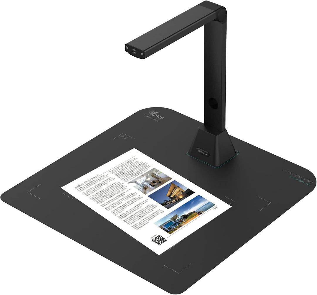 IRIScan Desk 5 PRO: 12MP | 20PPM | dokumentenscanner |Scanner a3|USB|Tragbarer Buchscanner OCR 138 s