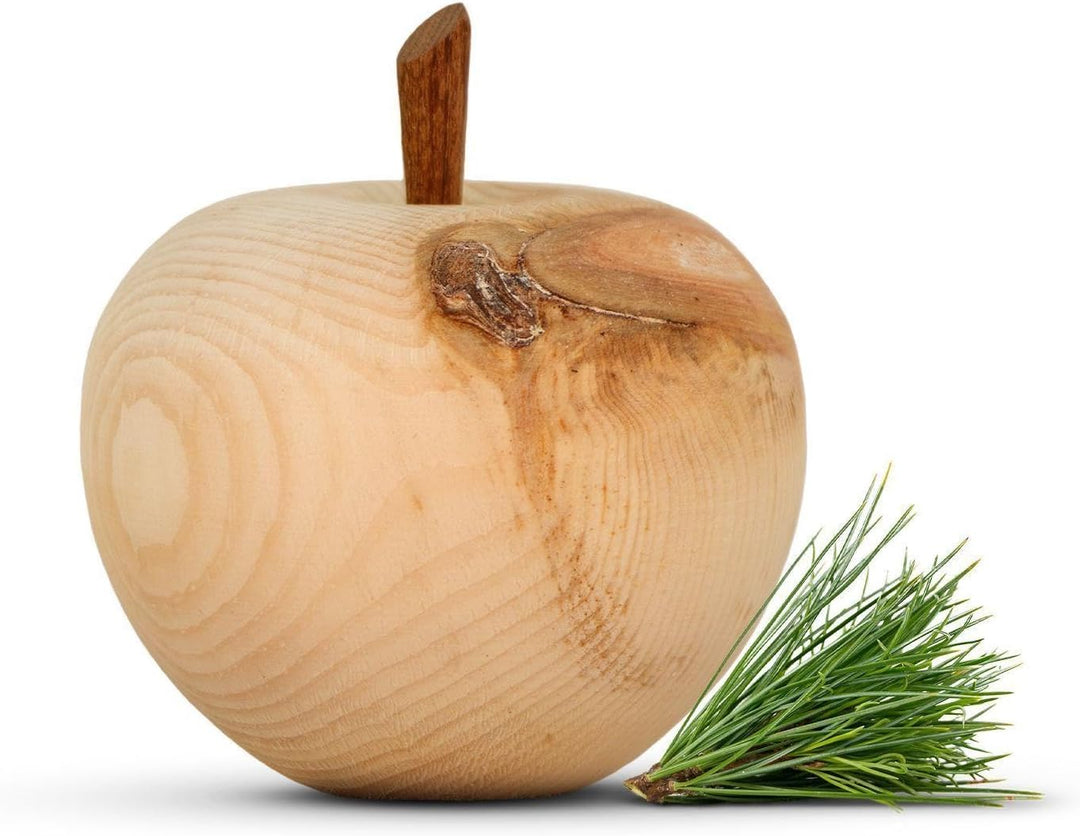 Zirbenfreunde-Set: Zirbenapfel + Zirbenbirne + Zirbenkugel, je 7cm