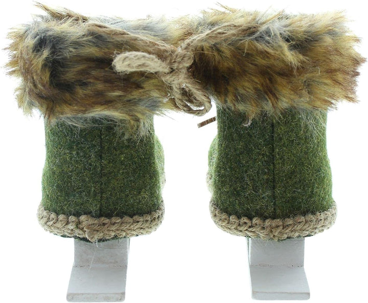 Winter deko, Hänger Schlittschuhe, im 2er Set, Weihnachten, Winterzeit