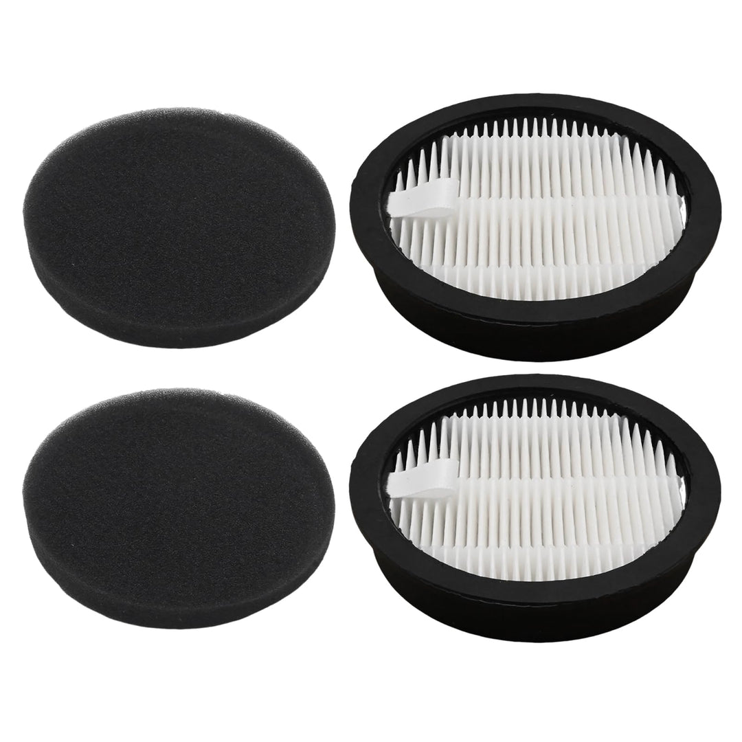 2er-Pack HEPA Ersatzfilter Set, 2 Filter mit 2 Schwämmen, Zubehör für Laresar Elite 3 Akku Staubsaug