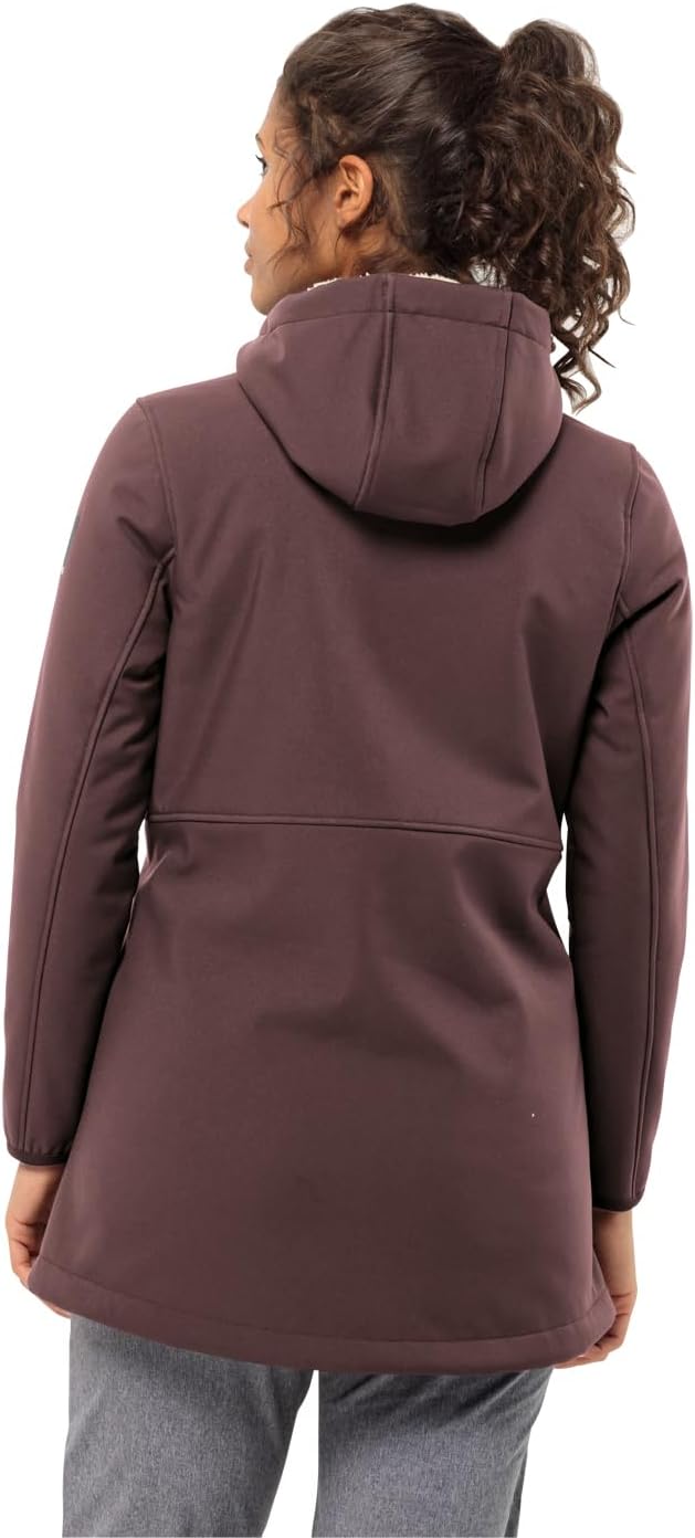 Jack Wolfskin Damen Windland Coat W Softshellmantel S boysenberry, S boysenberry