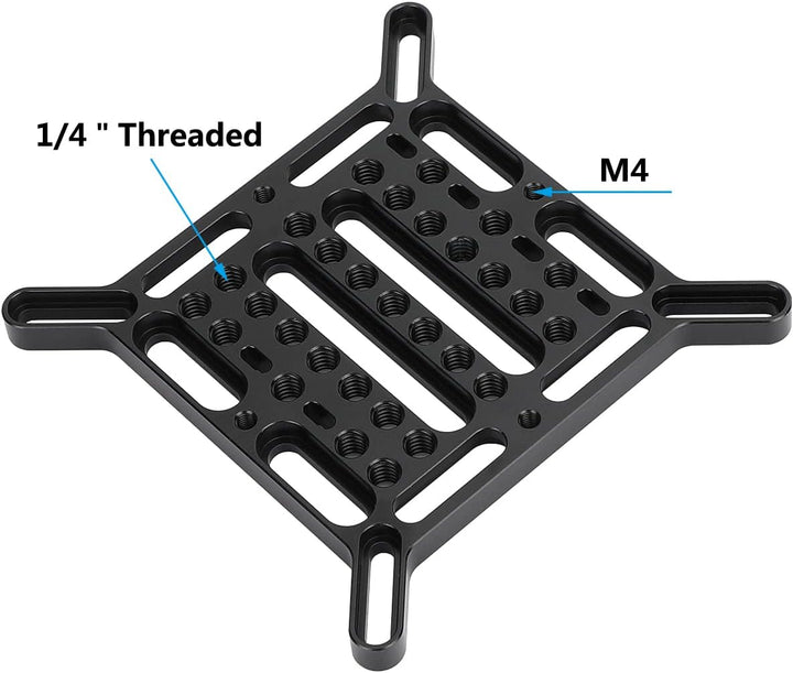 CAMVATE Mehrzweck-Käseplatte mit 75 x 75 mm und 100 x 100 mm VESA-Halterung – 3290