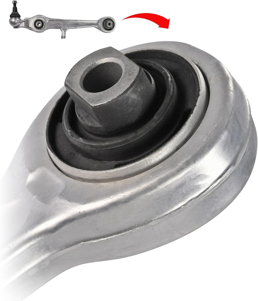 ATEC Germany 1x Querlenker Vorderachse, vorne unten beidseitig passend Kompatibel mit AUDI A4 B5 (8D