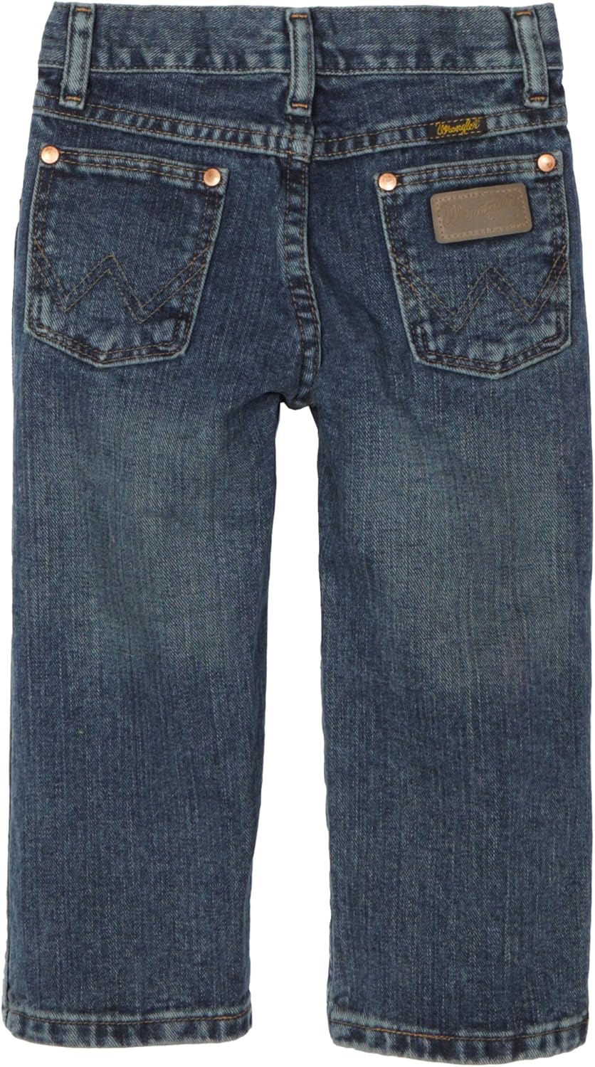 Wrangler Boys' Big 13mwz Cowboy Cut Original Fit Jean 3 Jahre Subtle Worn, 3T-S Subtle Worn