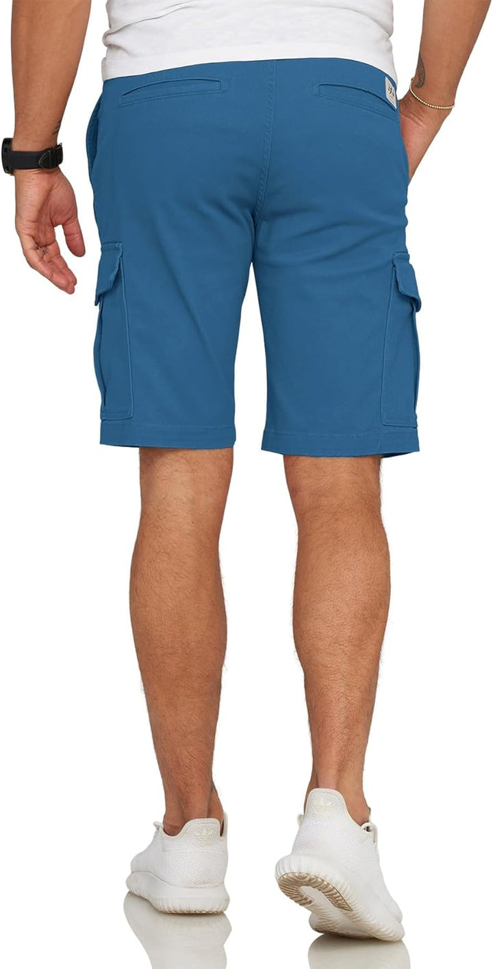 JACK & JONES Male Cargo Shorts Plus Normal geschnitten Cargo Shorts S Dark Blue, S Dark Blue