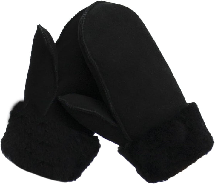 Reissner Lammfelle warme Merino Lammfell Fäustlinge Faust Handschuhe für Damen und Herren HDS-FAUST1