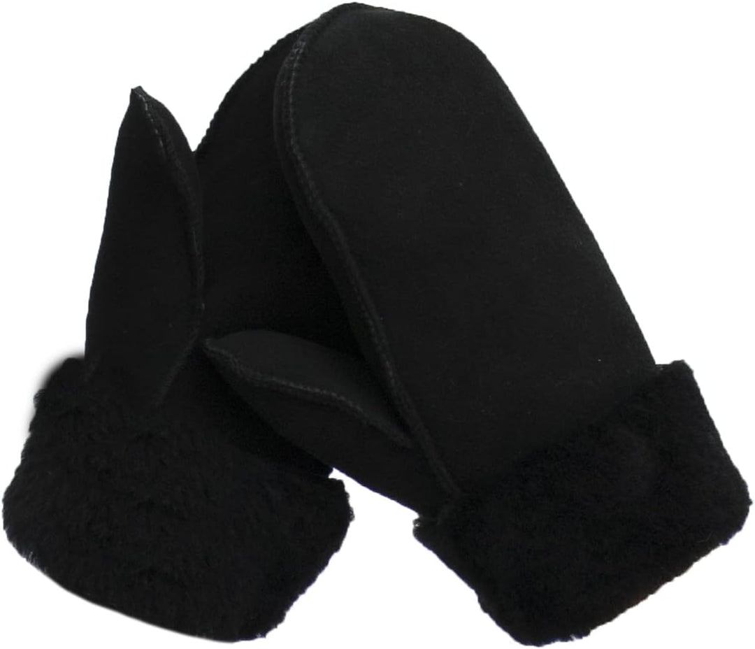 Reissner Lammfelle warme Merino Lammfell Fäustlinge Faust Handschuhe für Damen und Herren HDS-FAUST1