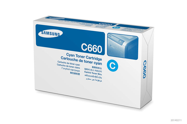 Samsung CLP-C660B/ELS Original Toner (Hohe Reichweite, Kompatibel mit: CLP-610/CLP-660/CLX-6200/6210