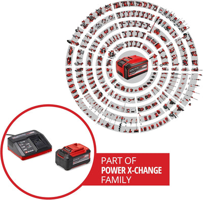 Original Einhell Starter Kit 5,2 Ah Akku und Fastcharger Power X-Change (Li-Ion, 18 V, 80 min Ladeze