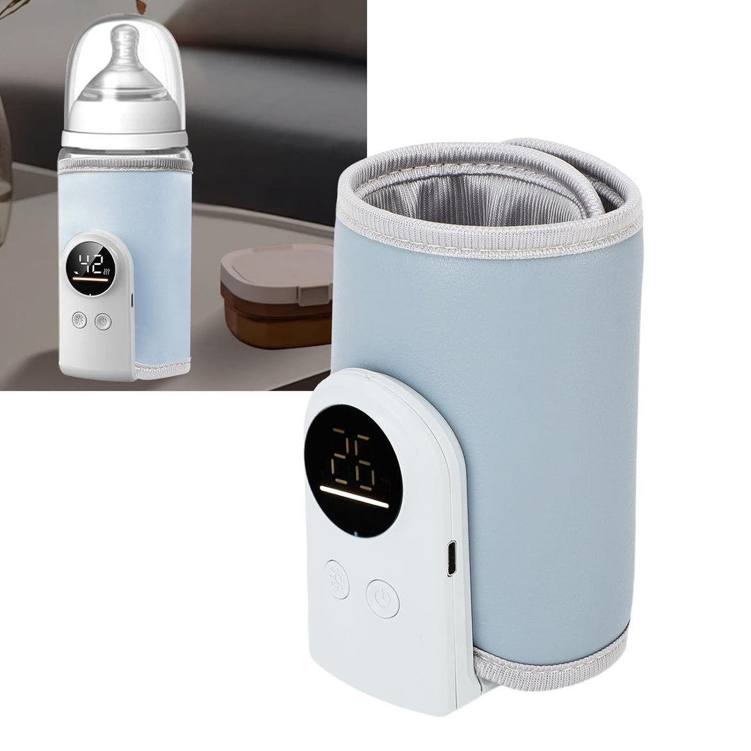 Haofy USB-Baby-Flaschenwärmer Stille 18W Schnelle Heizung mit Konstanter Temperatur Tragbarer Milchw
