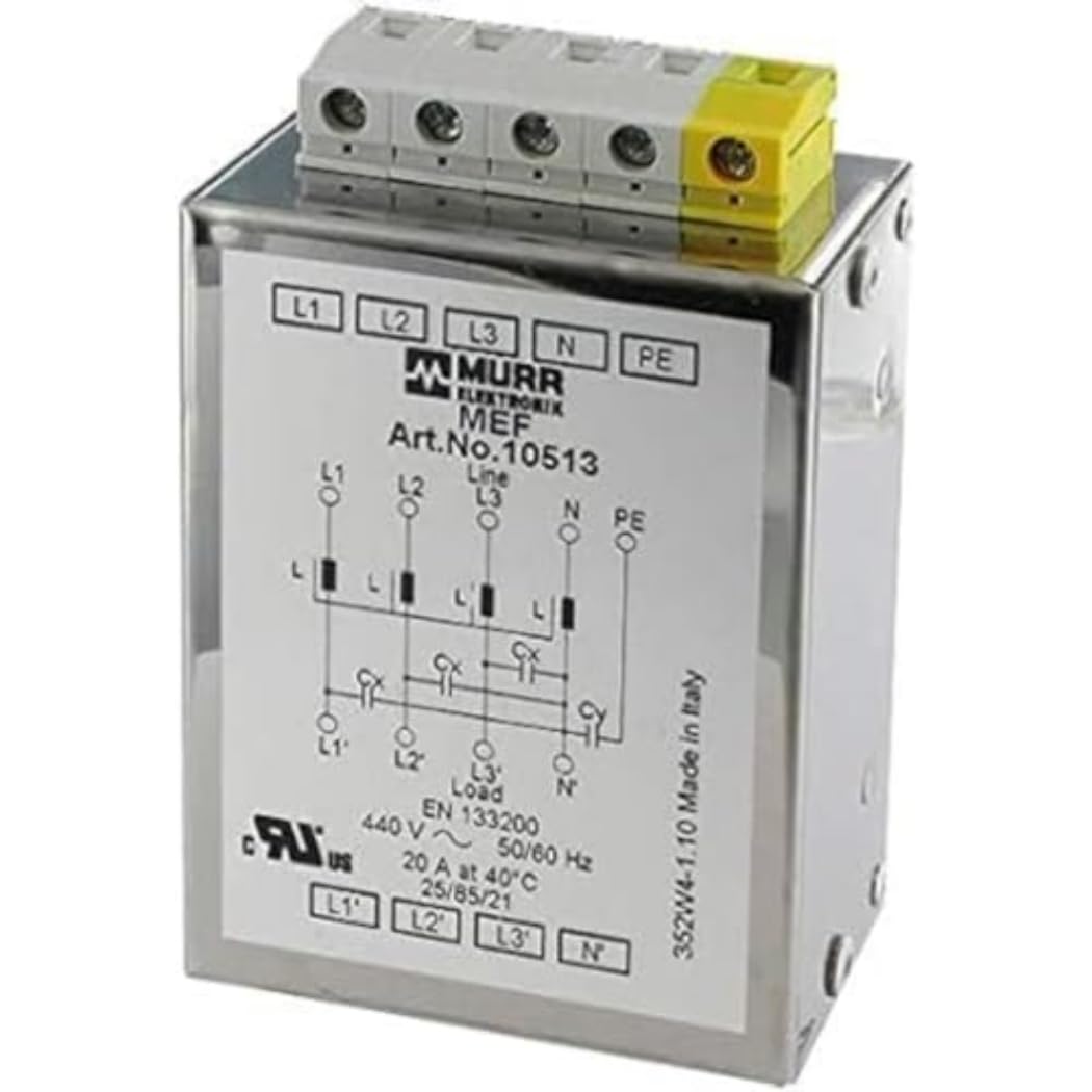 MEF Netzentstörfilter 3-phasig 1-stufig mit N