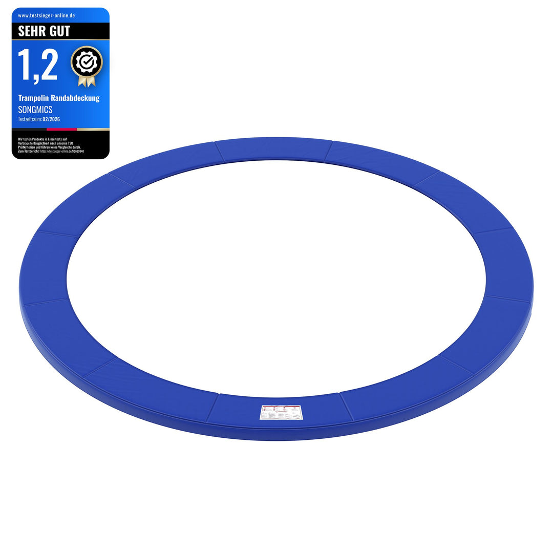 SONGMICS Trampolin Randabdeckung, Ø 183 244 305 366 427 cm, Federabdeckung, Randschutz, Sicherheitsm