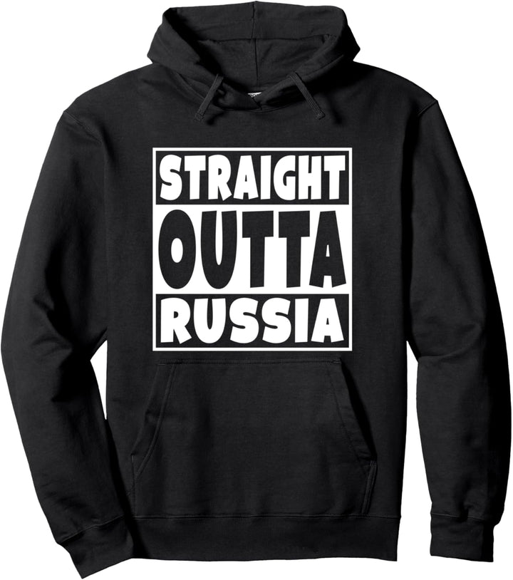 Straight Outta Russland Geschenk für russische Familie Pullover Hoodie