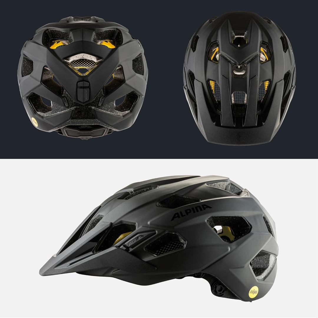 ALPINA PLOSE MIPS - Sicherer und Komfortabler MIPS Enduro & MTB Fahrradhelm Mit Antibakteriellen Pol