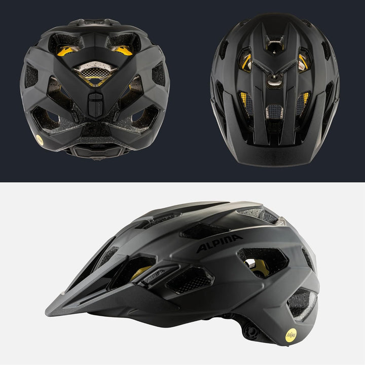 ALPINA PLOSE MIPS - Sicherer und Komfortabler MIPS Enduro & MTB Fahrradhelm Mit Antibakteriellen Pol