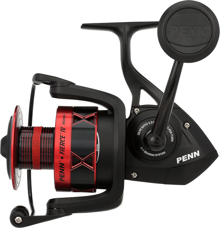 Penn Fierce IV Saltwater Spinning Reel – Versatile Sea Fishing Reel for Boat, Kayak, Shore, Spinning