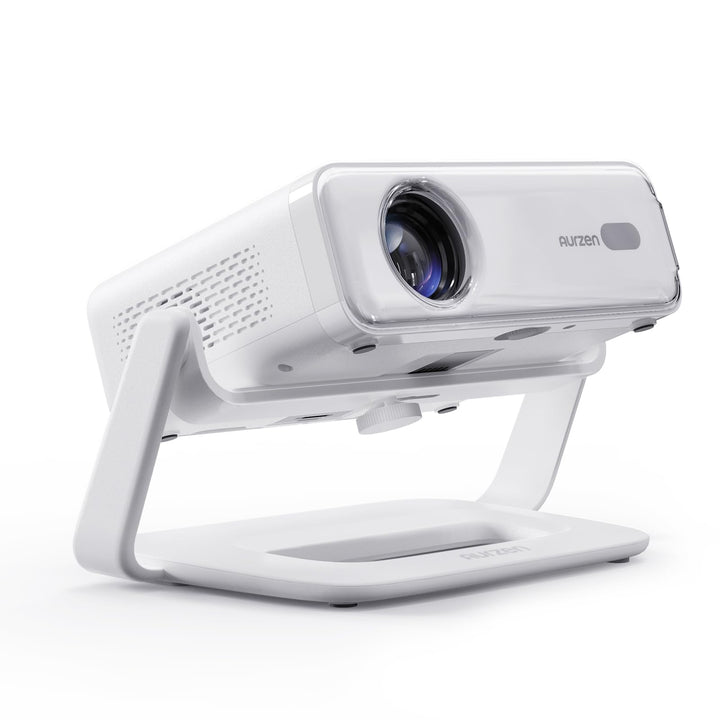 Aurzen Eazze D1 Smart Beamer und 180° Verstellbarer Projektor-Ständer im Bundle – Heimkino-bereit, k