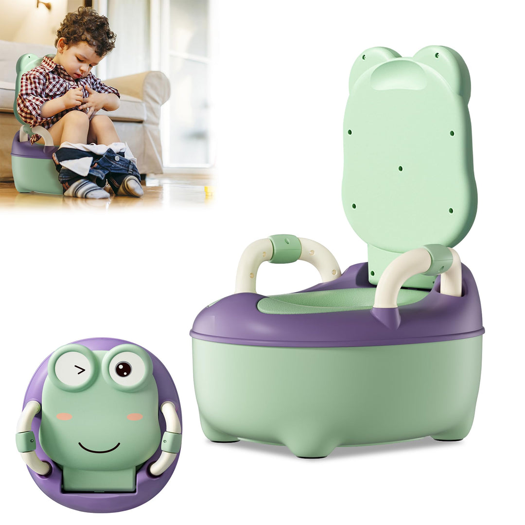 YRHome Töpfchen Kinder Babytopf WC/Klo Toiletten Training Frosch-Design Toilettentrainer Baby Kinder