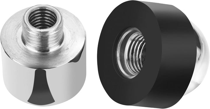 4 x SO-TECH® Bodentürstopper POLL Ø 35 mm echt Edelstahl poliert massiv Türstopper für Bodenmontage