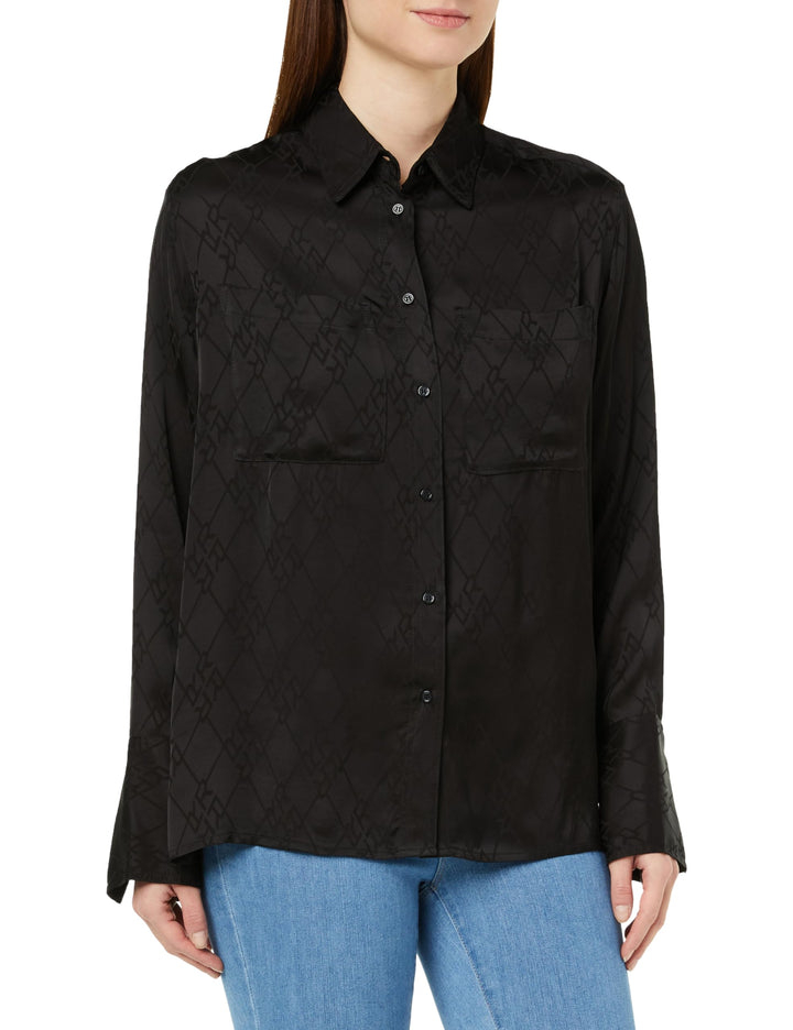 Replay Damen Bluse XXS 098 Black, XXS 098 Black