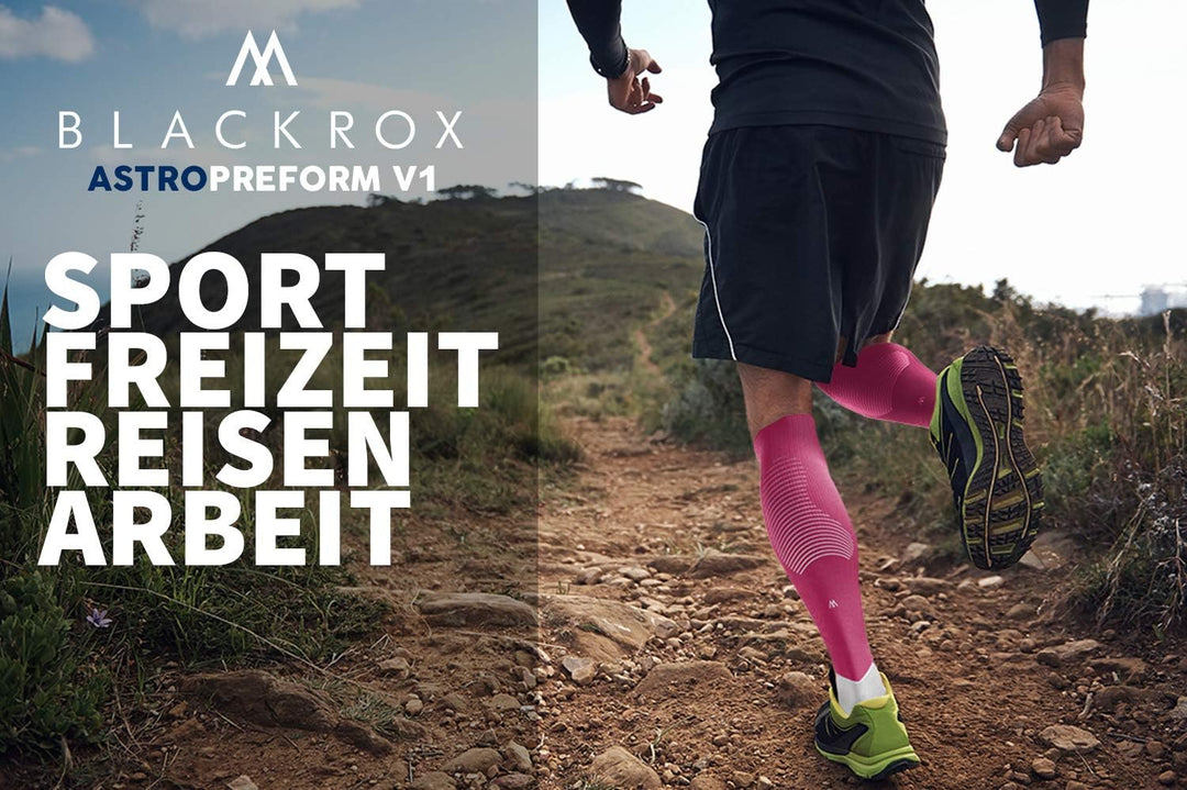 BLACKROX Kompressionsstrümpfe Sport Astropreform Kompressionssocken Vergleichssieger Sportkompressio