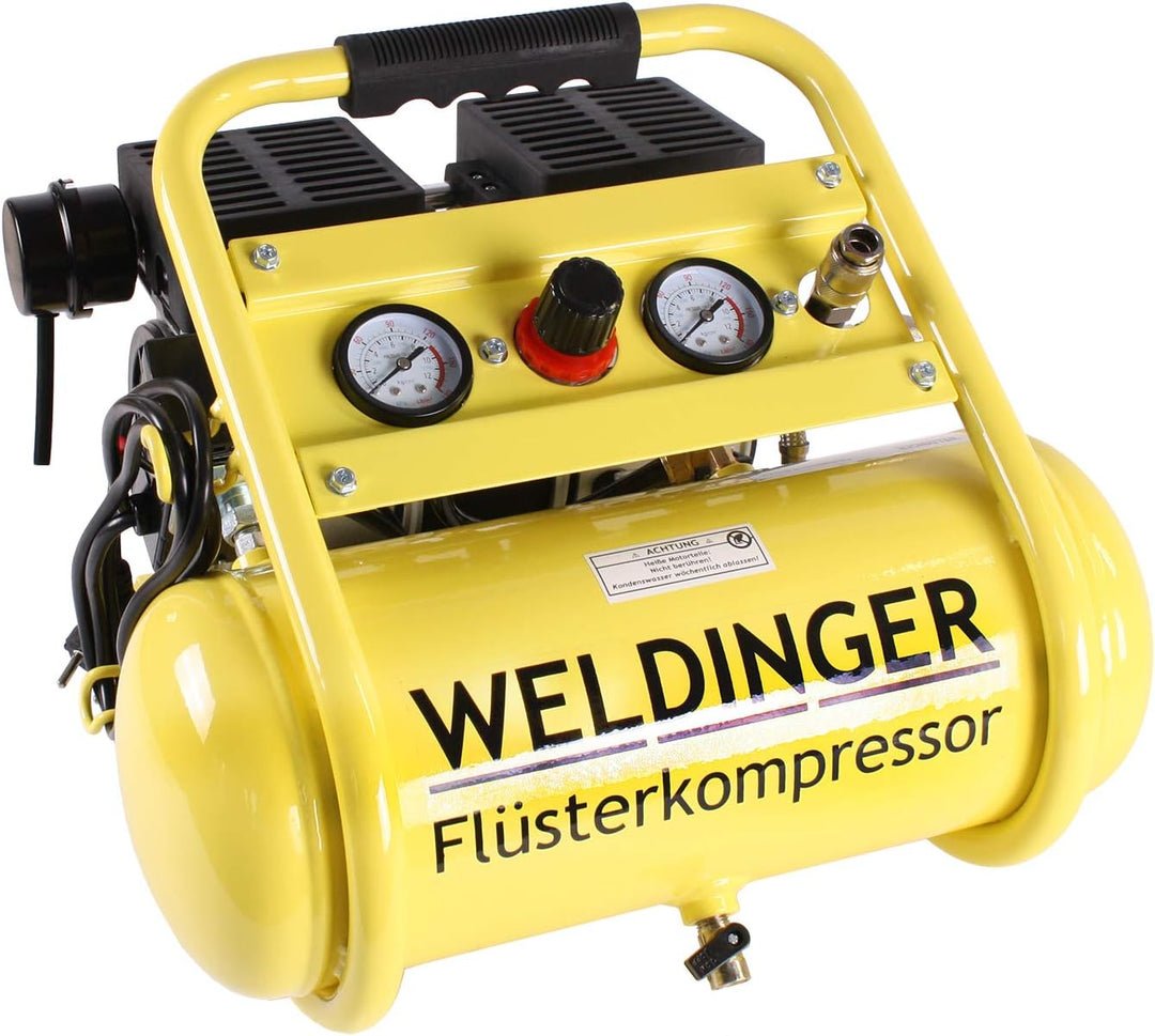WELDINGER Flüsterkompressor FK 95 compact 750 W Luftabgabe 90 l ölfrei FK 95 compact (einzeln), FK 9