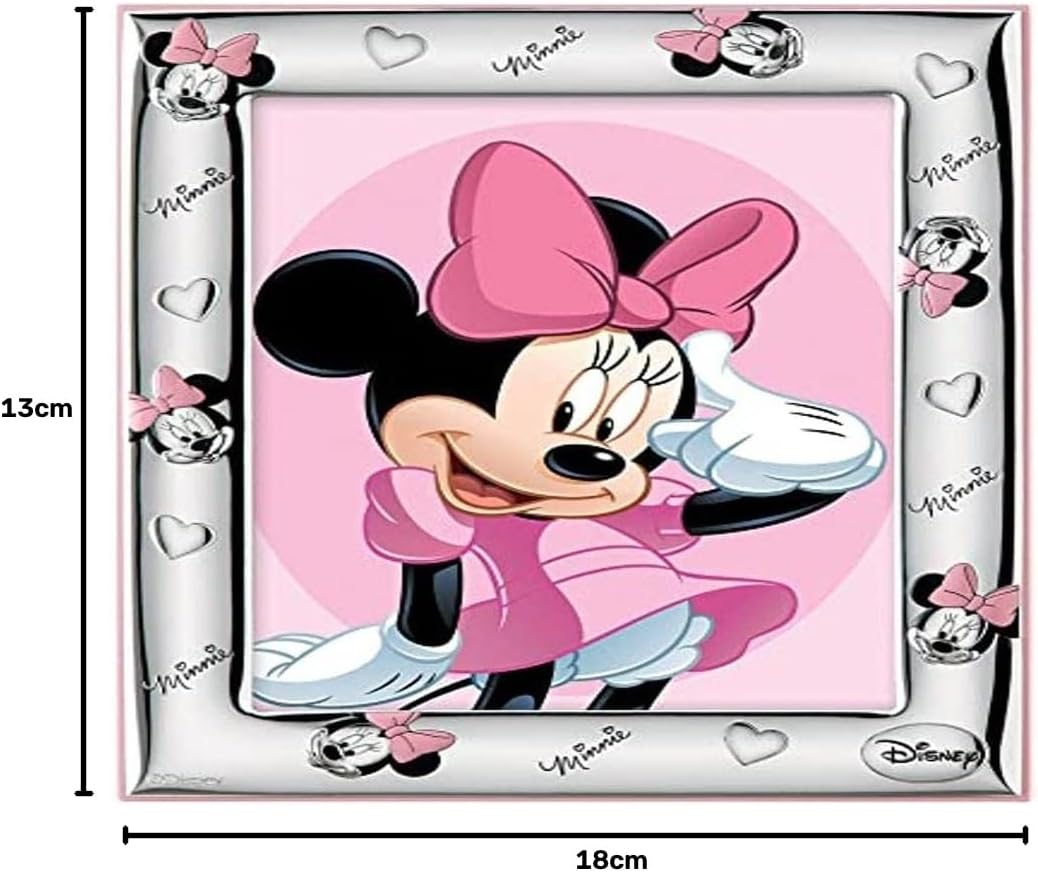 Disney Baby - Bilderrahmen zum Hinstellen - Silber - ideal für den Nachttisch im Kinderzimmer - perf