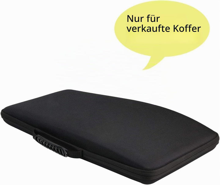 co2CREA Hart reiseschutzhülle Etui Tasche für Logitech Ergo K860 kabellose ergonomische Tastatur (Nu