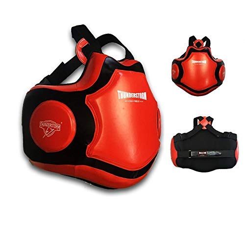 DHUA Brustschutz, Brust- & Bauchschutz, Körperpanzer, Körperschutz, für Boxen, Muay Thai, Kampfsport